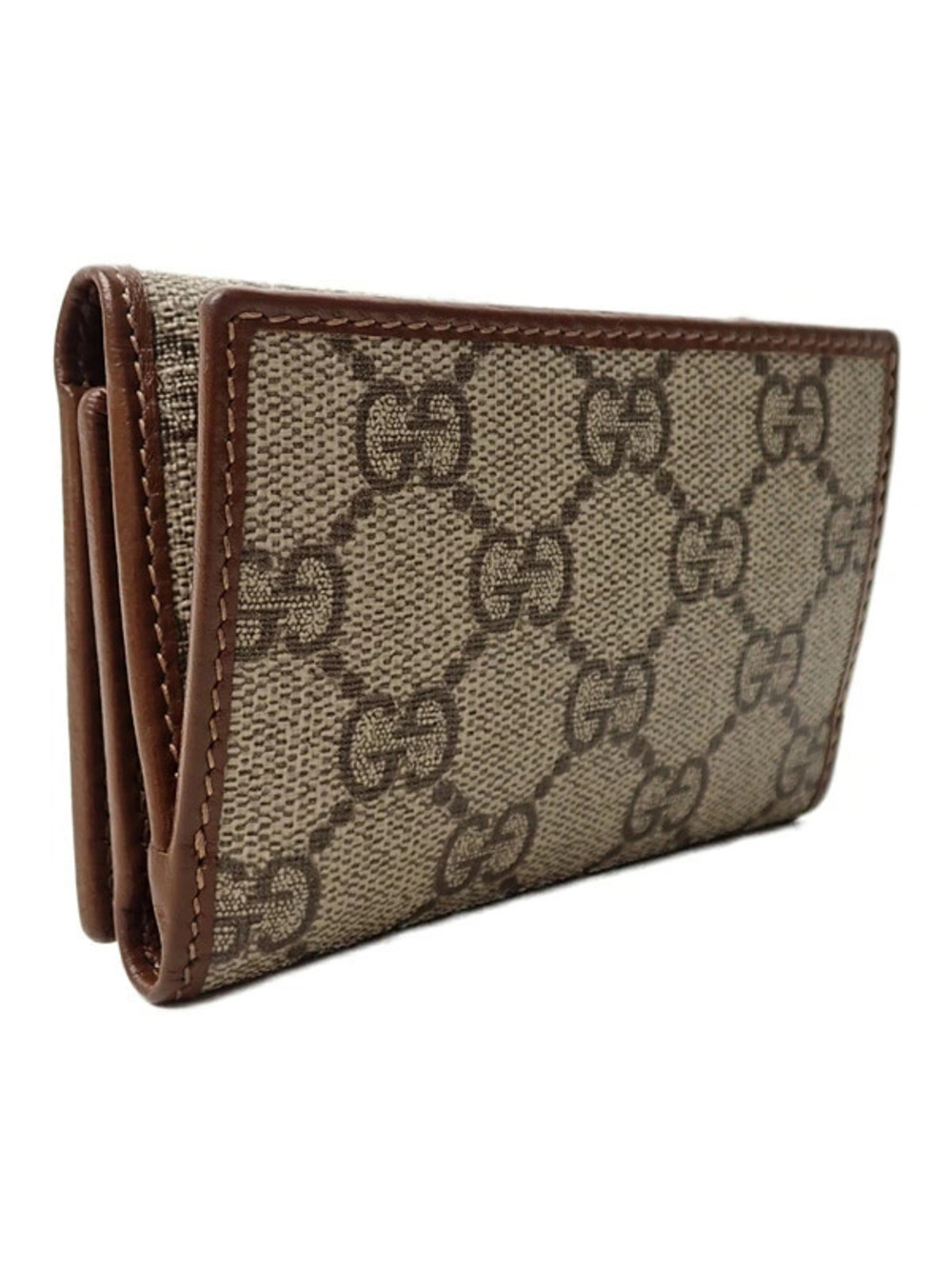 Gucci Wallet Horsebit Short fold Tri Black